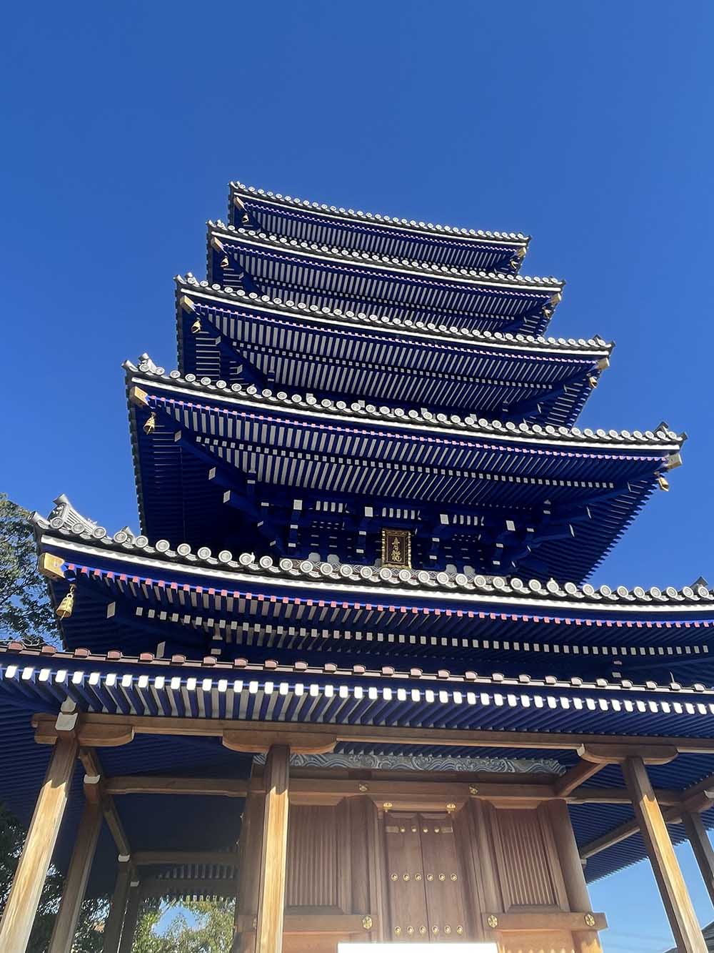 中山寺の青龍と空